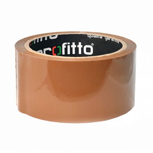 Скотч упаковочный Profitto, 50 мм x 55 м, коричневый фото