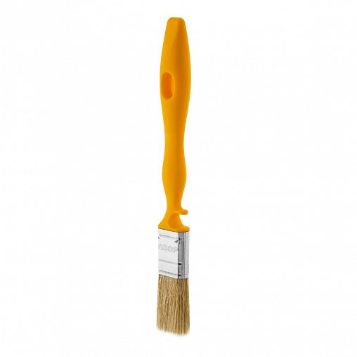 Кисть плоская для эмалей Акор Мастер, смешанная щетина, пластиковая ручка, 25 x 12 мм фото