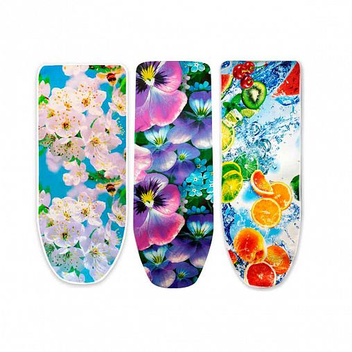 Чехол для гладильной доски Рыжий кот, с поролоном и войлоком, 140 x 50 см, микс фото