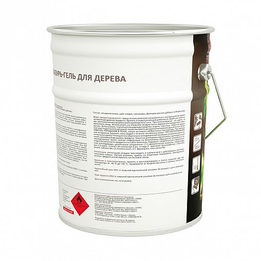 Защитная лазурь-гель для дерева Alpina, 10 л, орех фото