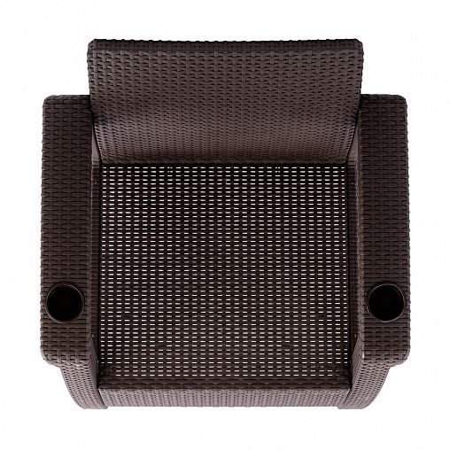 Набор 2-х кресел Альтернатива Ротанг плюс, 73 x 70 x 79 см, венге фото