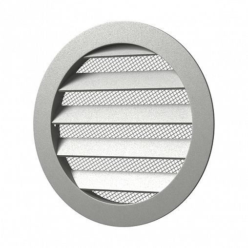 Решетка вентиляционная Era Street line 10РКМ, алюминиевая, D 125 мм, с фланцем 100 мм фото