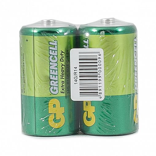 Батарейка GP Greencell 14G-OS2, тип C, 2 шт фото