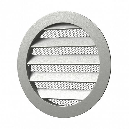 Решетка вентиляционная Era Street line 12.5РКМ, алюминиевая, D 150 мм, с фланцем 125 мм фото