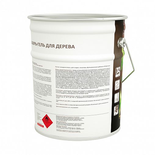 Защитная лазурь-гель для дерева Alpina, 10 л, белая фото