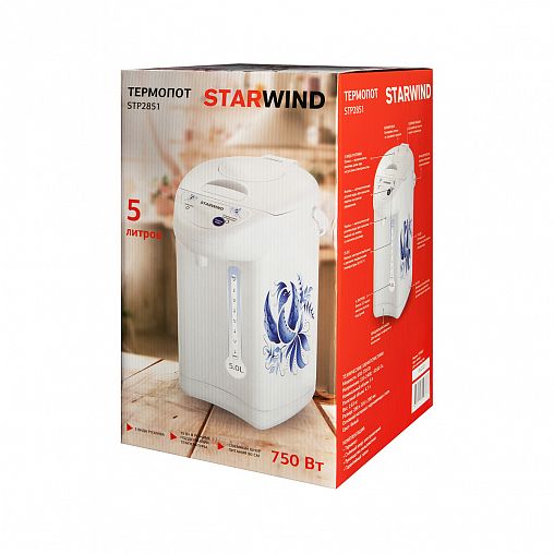 Термопот Starwind STP2851, 5 л, 750 Вт фото