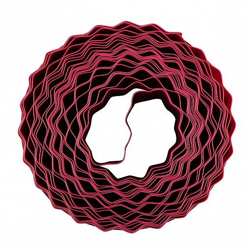 Бордюрная лента Комфорт, 15 см x 9 м, красная фото