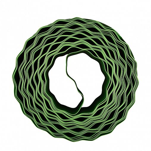 Бордюрная лента Комфорт, 10 см x 9 м, 0,6 мм, зеленая фото