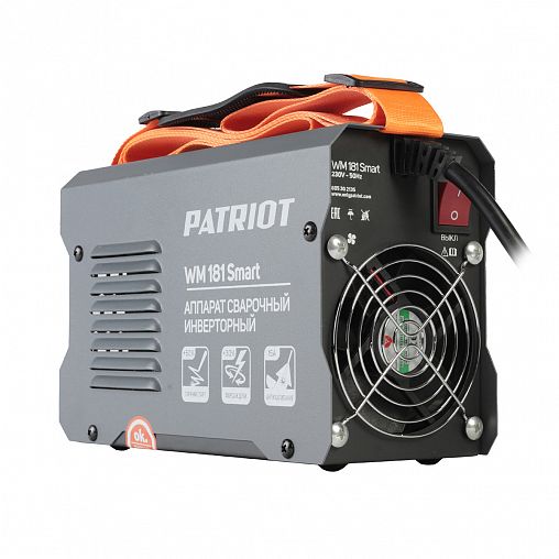 Аппарат сварочный инверторного типа Patriot WM 181 Smart, 7200 Вт фото