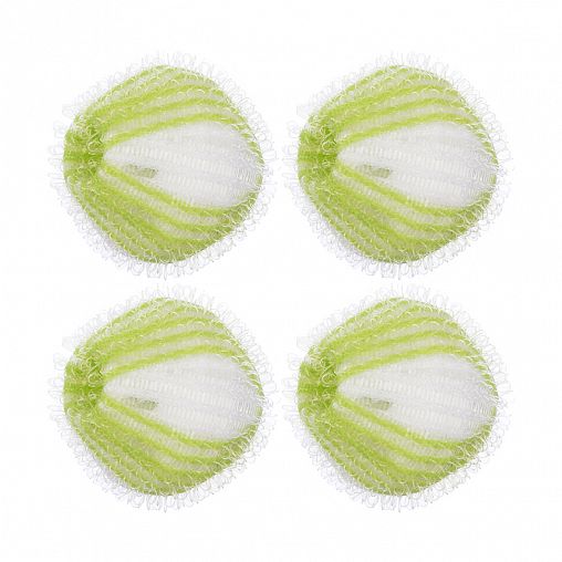 Шарики для стирки Рыжий кот, против катышков, d 3,5 см, 4 шт фото