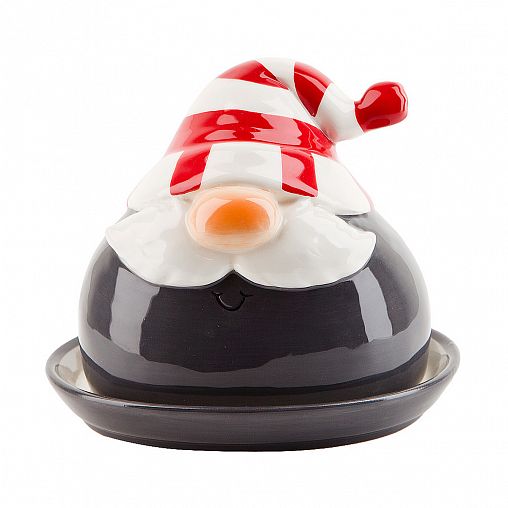 Масленка Dolomite Сказочные гномы, керамическая, 16 x 13 x 13,5 см фото