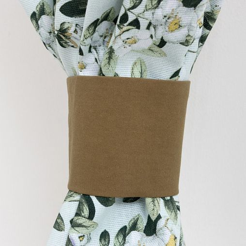 Шторы для кухни Доляна Apple flowers, с подхватами, 146 x 180 см, 2 шт фото