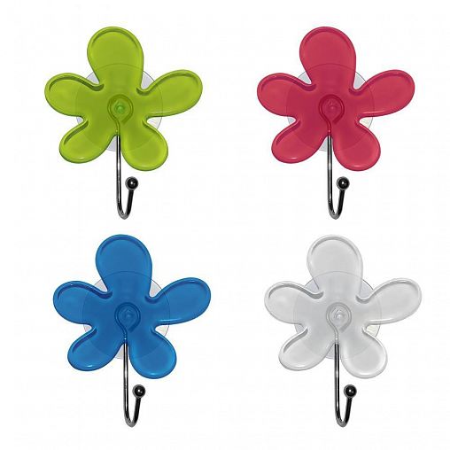 Крючок на присоске Мультидом Цветок фото