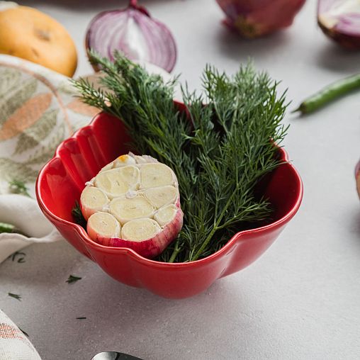 Салатник Bordallo Pinheiro Томат, керамический, d 16 см фото