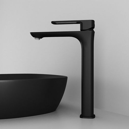 Смеситель для раковины IDDIS Slide, черный матовый фото