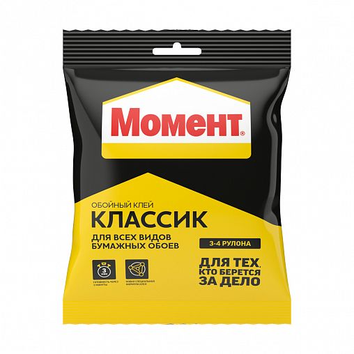 Клей для бумажных обоев Момент Классик, 100 г фото