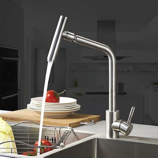 Смеситель для кухни Fashun A54001-A, сатин фото