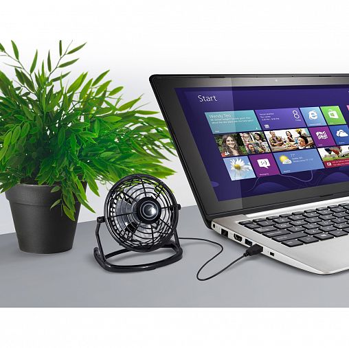 Вентилятор настольный Energy EN-0604 USB, 2,5 Вт, 1 скорость, черный фото