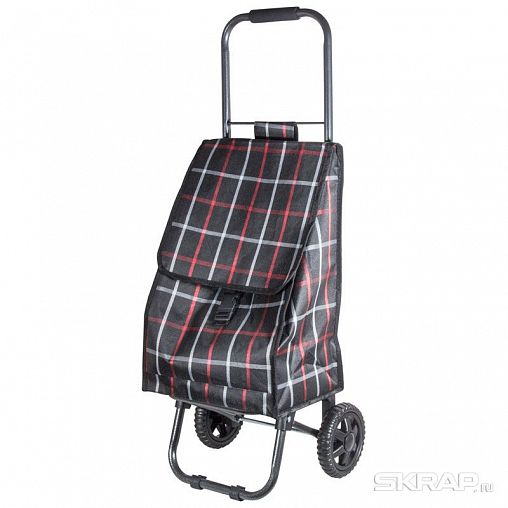 Сумка-тележка хозяйственная Рыжий кот Brown, 32 x 29 x 84 см фото