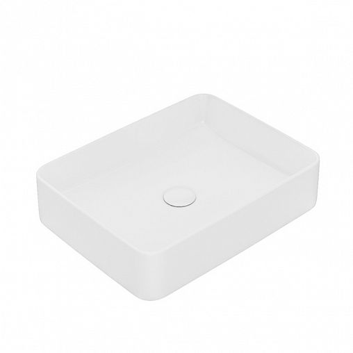 Раковина накладная Iddis Slide, 36 x 47 x 11 см, белая фото