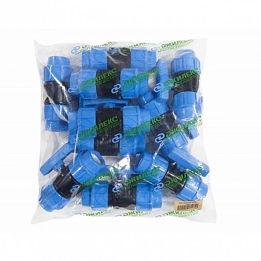 Кран шаровой для труб ПНД Джилекс, 32 x 32 мм фото