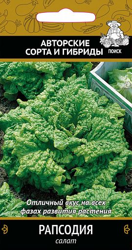 Семена Салат Рапсодия Поиск Авторские сорта и гибриды, 1 г фото