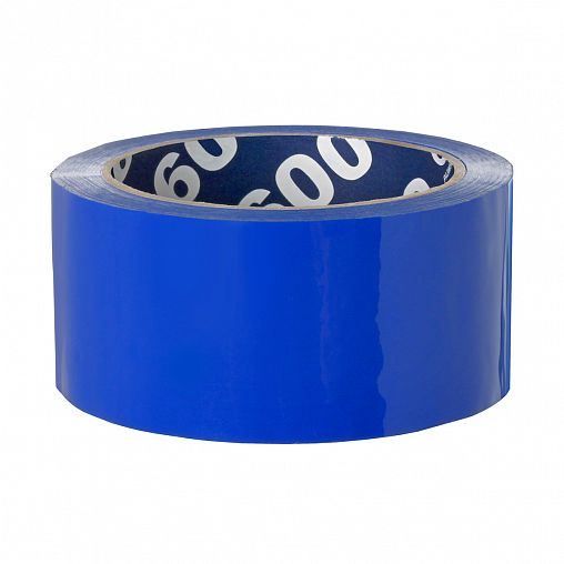 Скотч упаковочный Unibob 600, 48 мм x 66 м, синий фото