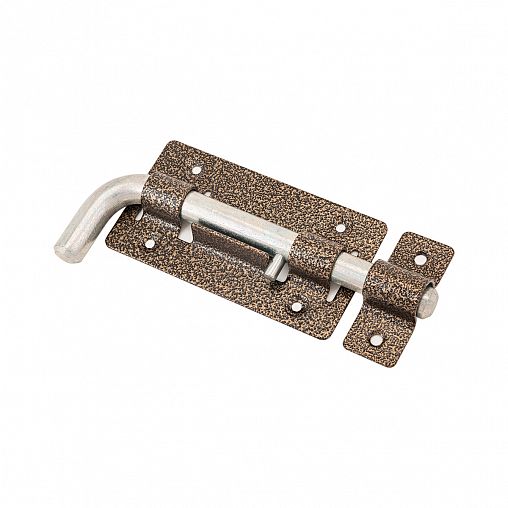 Засов дверной круглый Секрет ЗД-03, бронза антик фото