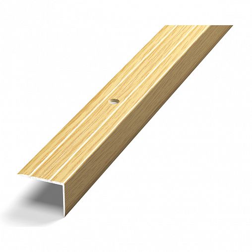 Порог угловой Лука ПУ-03, 1350 x 24 x 18 мм, дуб светлый фото