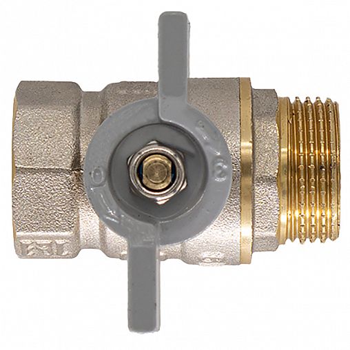 Кран шаровой латунный СТМ Стандарт, 1", внутренняя/наружная резьба, бабочка фото