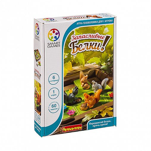 Настольная игра-головоломка Bondibon Запасливые белки, от 6 лет фото