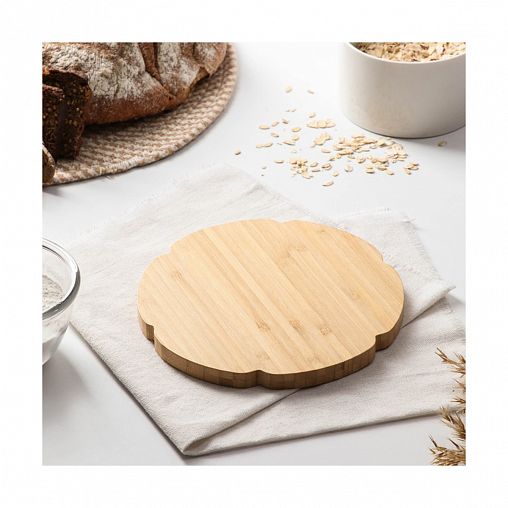 Менажница Доляна Соты, бамбуковая, 7 секций, d 19 см фото