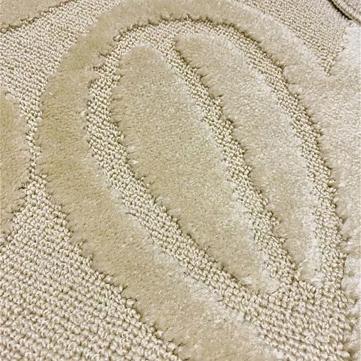 Коврик для ванной L Cadesi Lemis, полипропилен, 60 x 100 см, бежевый фото