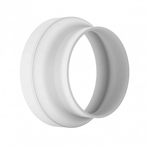 Центральный соединитель круглых воздуховодов Era 1012RP, пластик, d 100/120 мм фото