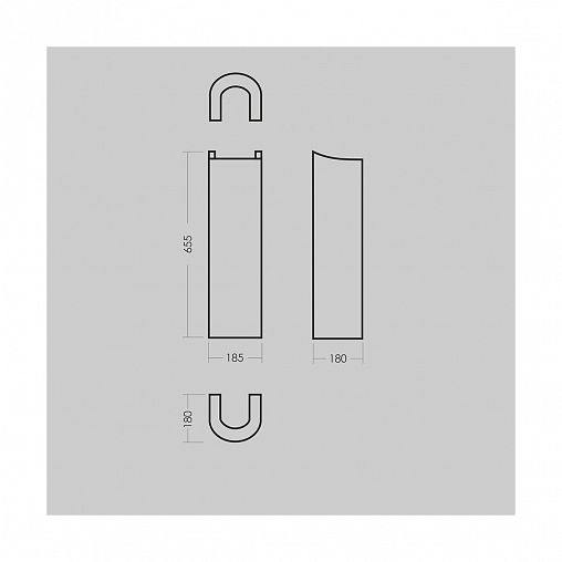 Раковина Sanita Luxe Best 55 ВКС, 55,5 x 44,5 x 17,5 см, белая фото