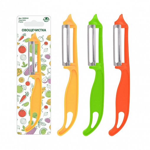 Овощечистка Мультидом Эконом, 22 см, микс фото