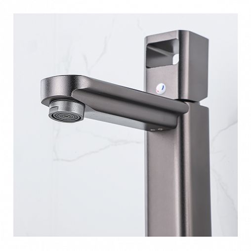 Смеситель для раковины Профсан ПСМ-900-5GA, графит фото