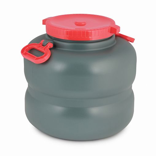 Канистра-бочка пластиковая Альтернатива Байкал-эконом, с крышкой и навесными ручками, 30 л фото