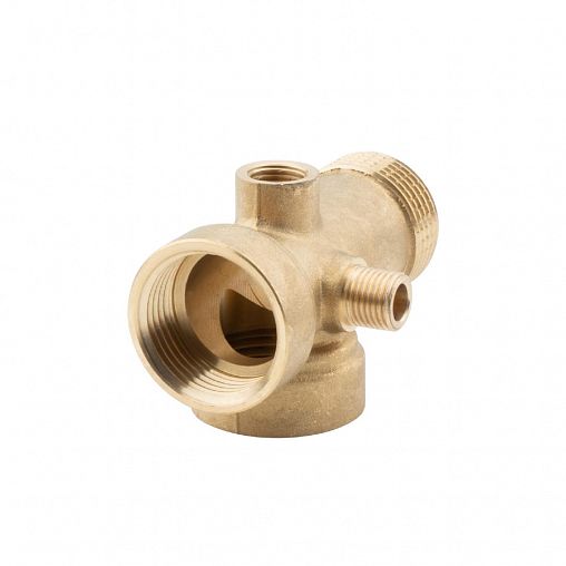 Штуцер 5-ти выводной латунный Alato 1" x 1/4" x 80 мм фото