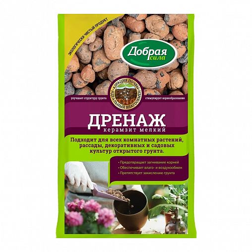 Дренаж Добрая сила, мелкий, 2 л фото