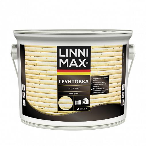 Грунтовка по дереву Linnimax, 2,5 л фото