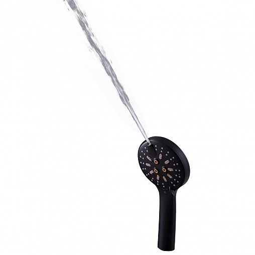 Лейка для душа Fashun A15-7, 5 режимов, черная фото