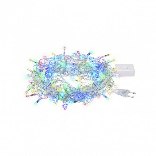 Электрогирлянда Vegas Занавес, 12 нитей, 156 LED ламп, 8 режимов, 1,5 x 1,5 м, холодный свет фото