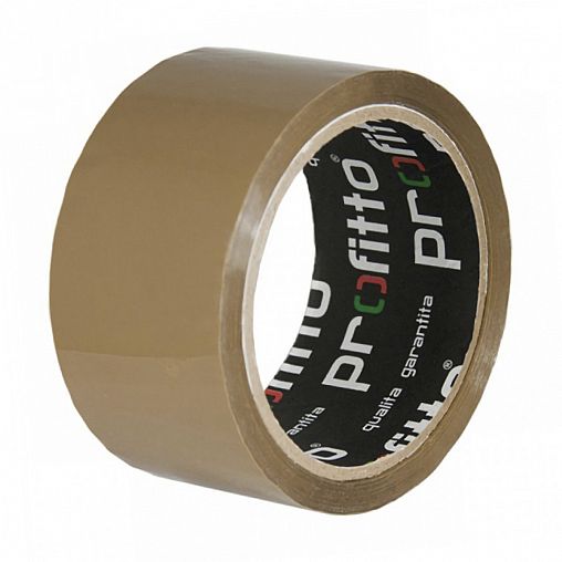 Скотч упаковочный Profitto, 48 мм x 55 м (38 мкм), коричневый фото