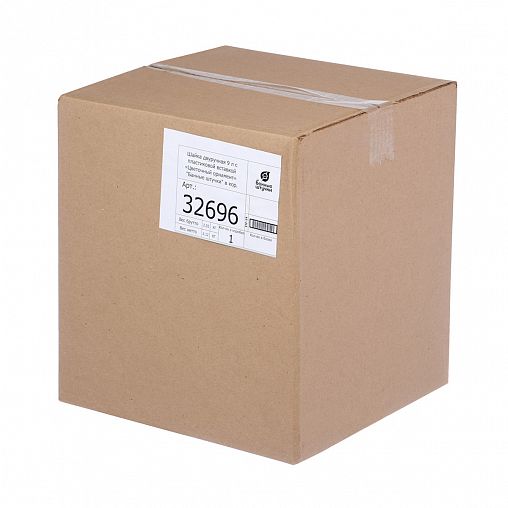 Ушат Банные штучки Цветочный орнамент, пластиковая вставка, 2 ручки, 9 л фото