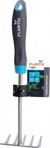 Грабли садовые Plantic by Fiskars Light Optimum, 5 зубьев, 310 мм фото