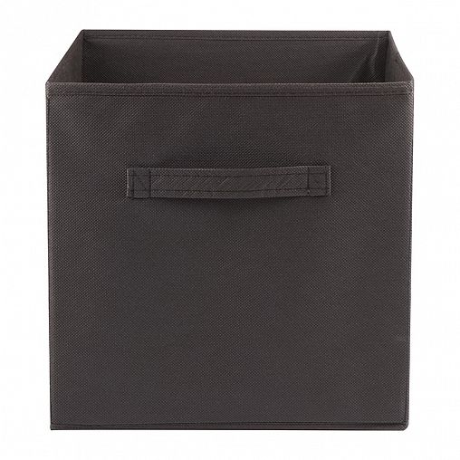 Короб для хранения Рыжий кот, 31 x 31 x 31 см, черный фото