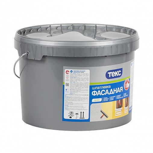 Шпатлевка фасадная Текс Профи, белая, 16 кг фото