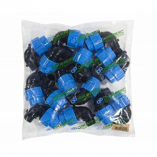 Отвод комбинированный полипропиленовый Джилекс, с наружной резьбой, 32 x 1" П фото