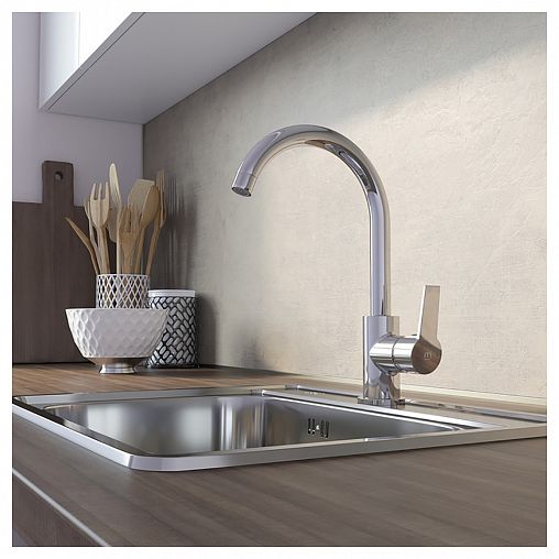 Смеситель для кухни Milardo Meal M01SBJ0M05, глянцевый хром фото